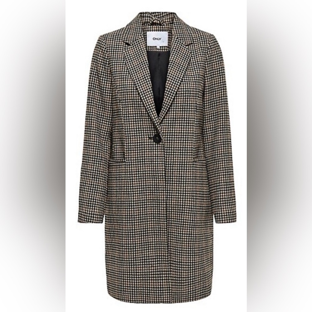 ONLY Wool Check Coat